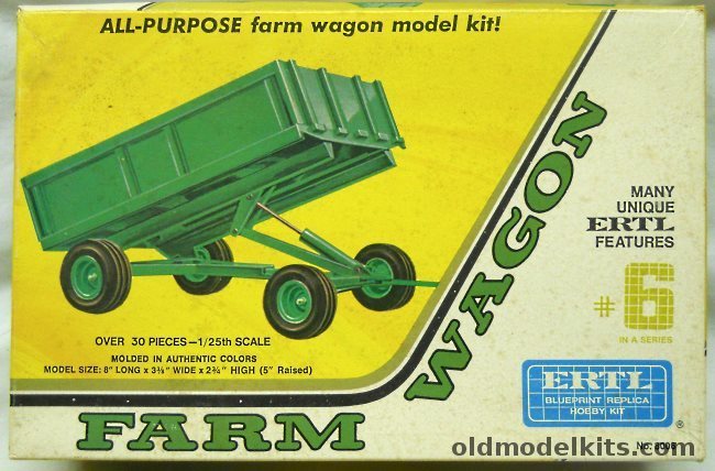ERTL 1/25 Farm Wagon (Farm Barge Wagon), 8006 plastic model kit